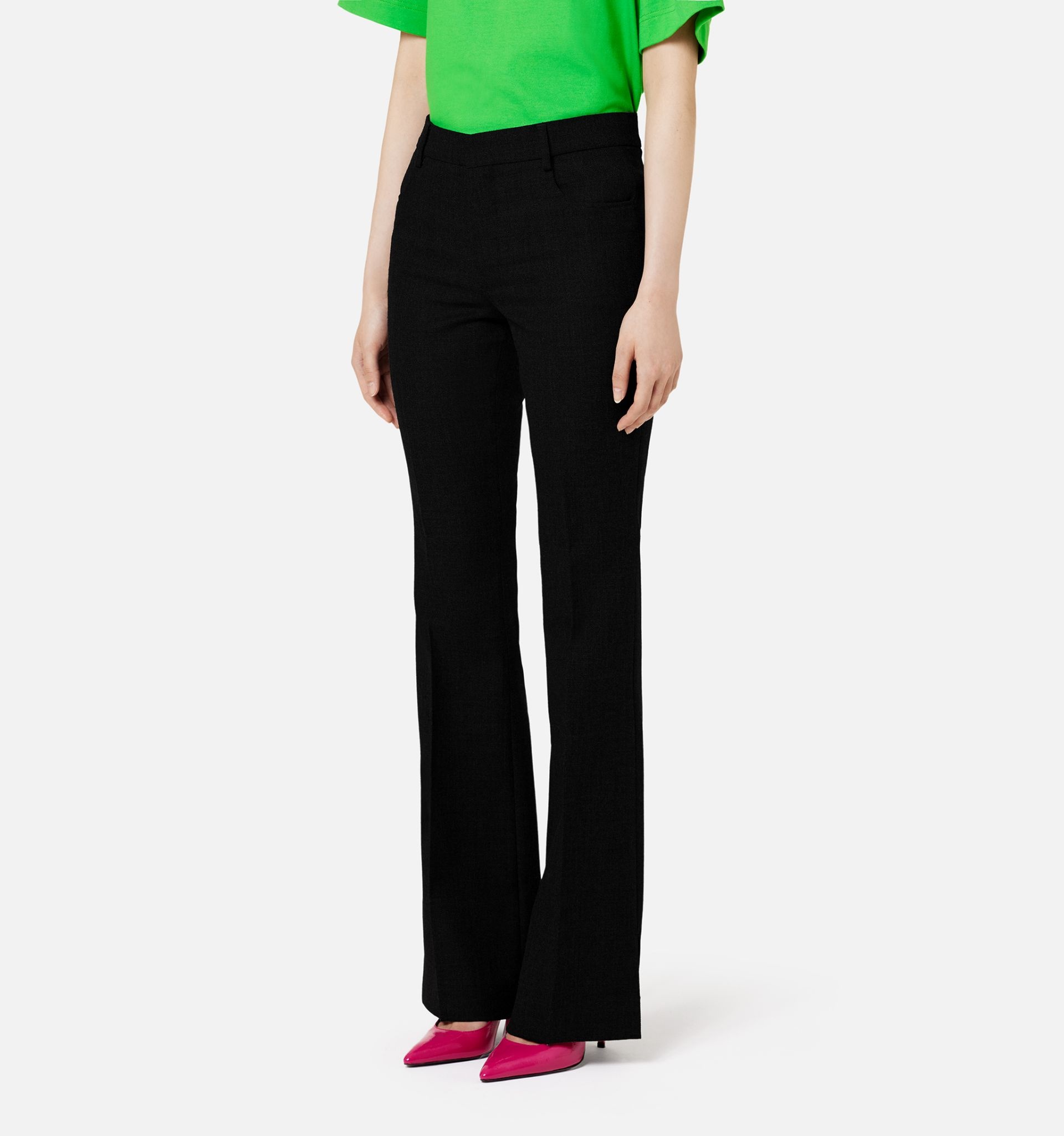 Flare Fit Trousers - 4