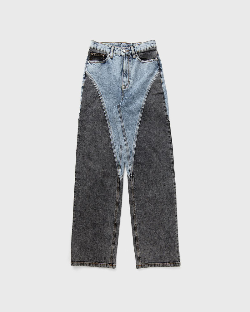 Straight Patchwork Jeans 1