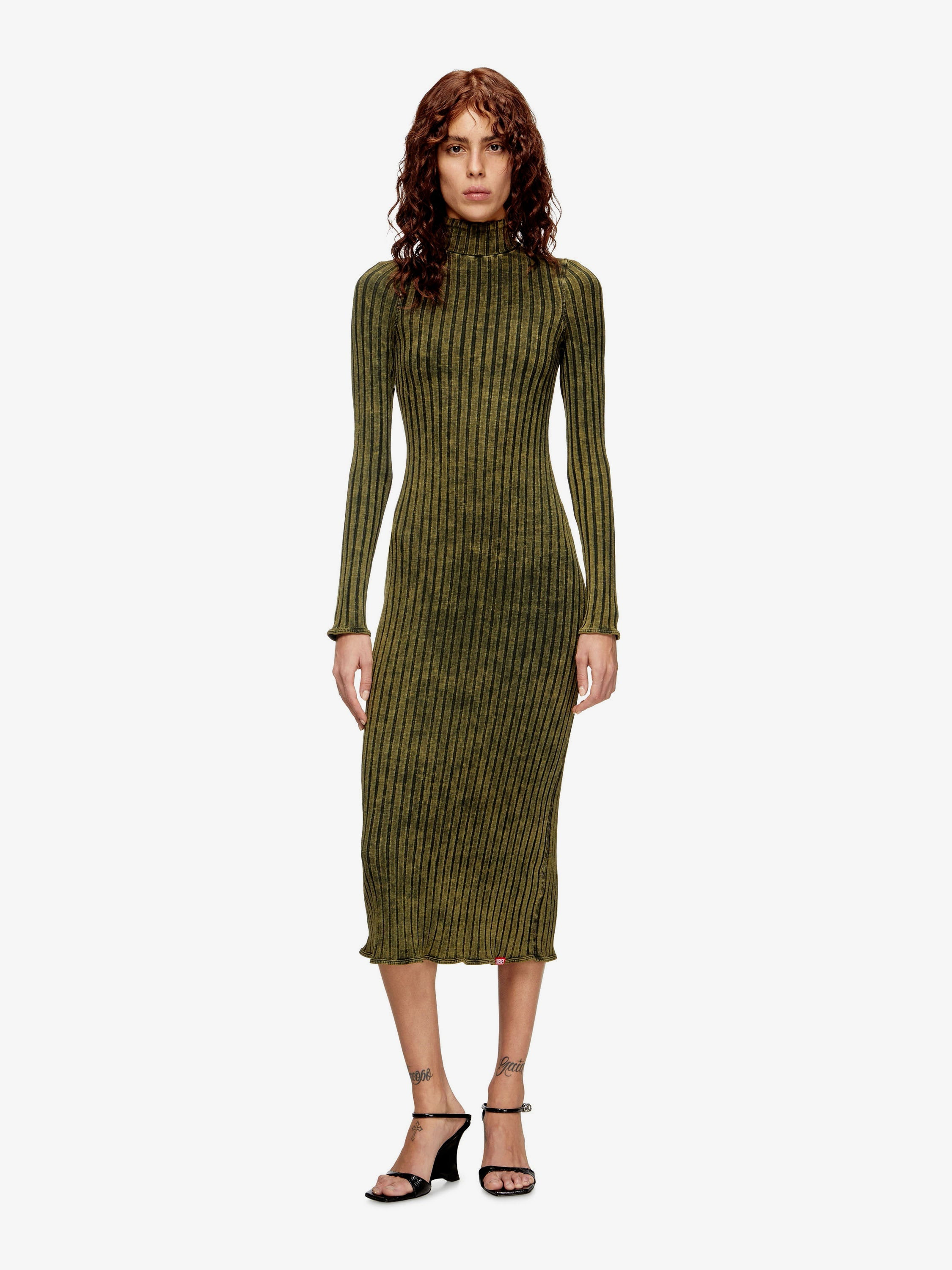 Diesel D-Wavya Stretch Cotton Midi Dress - 3