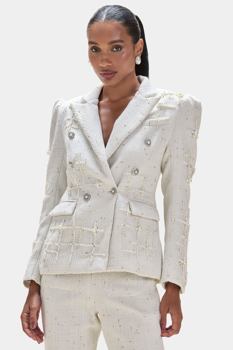 PEARL TWEED BLAZER 1