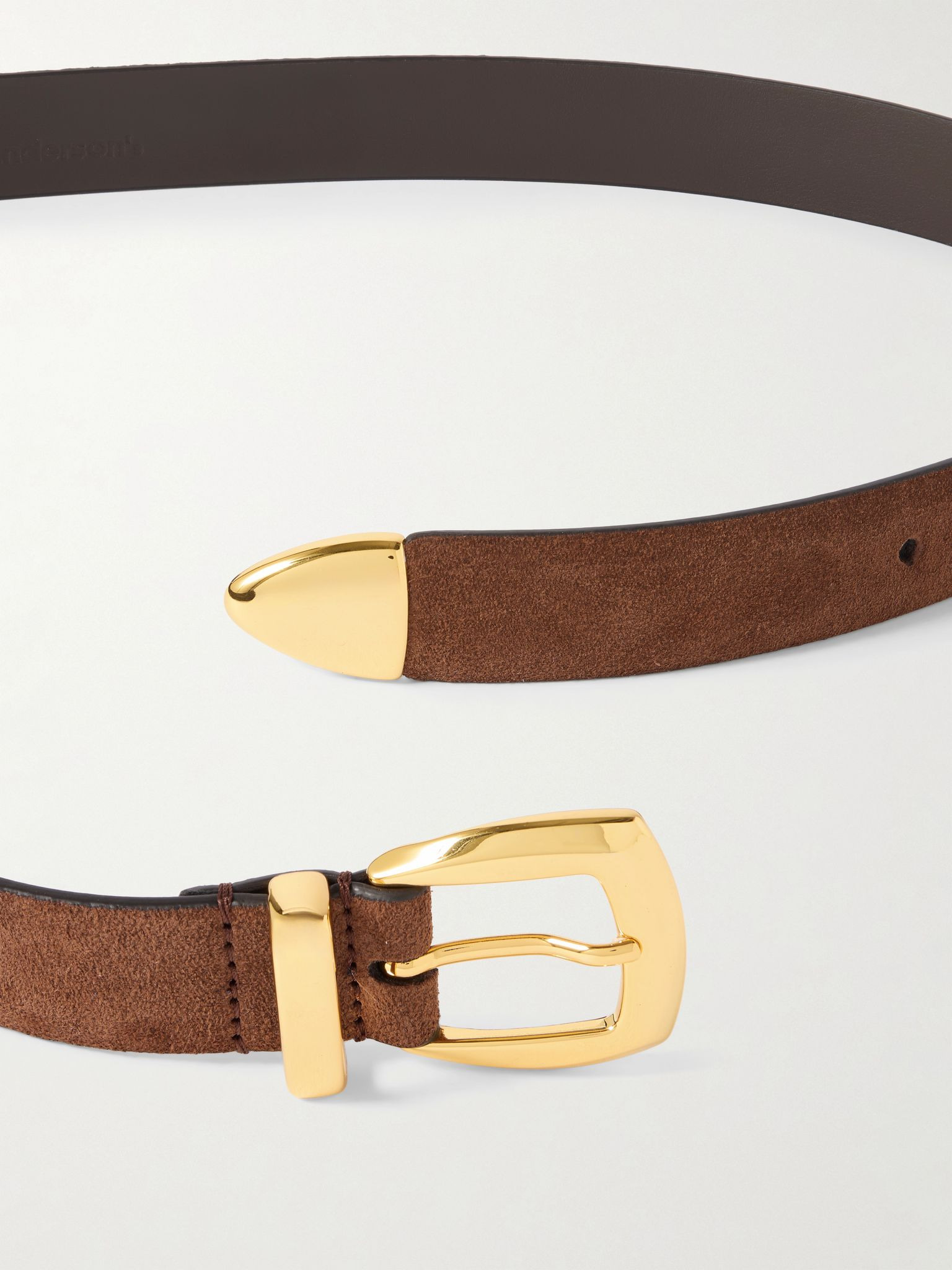 Suede belt Brown - 3