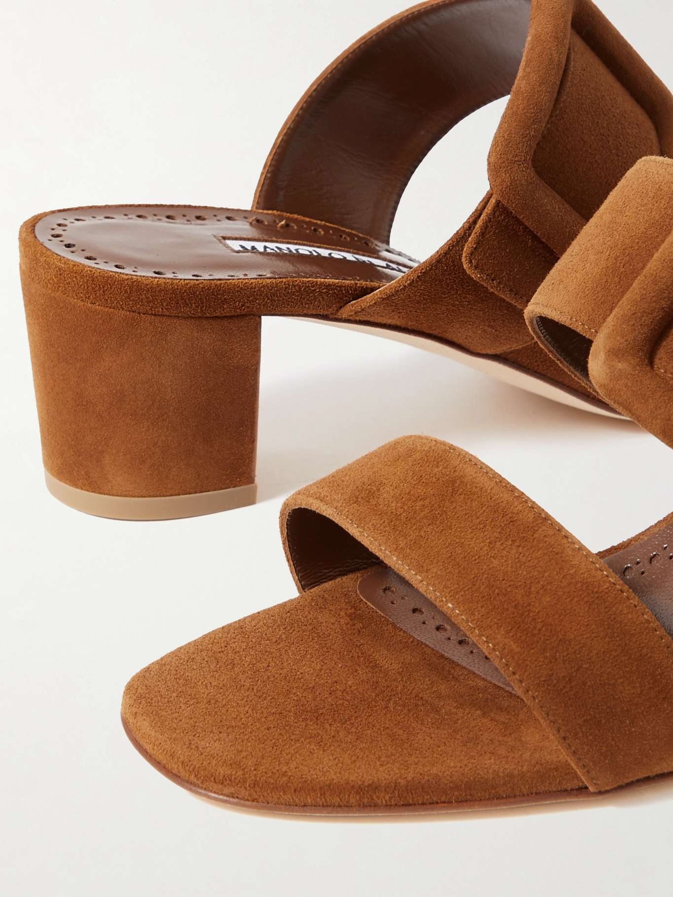 Titubanew 50 buckled suede sandals - 4
