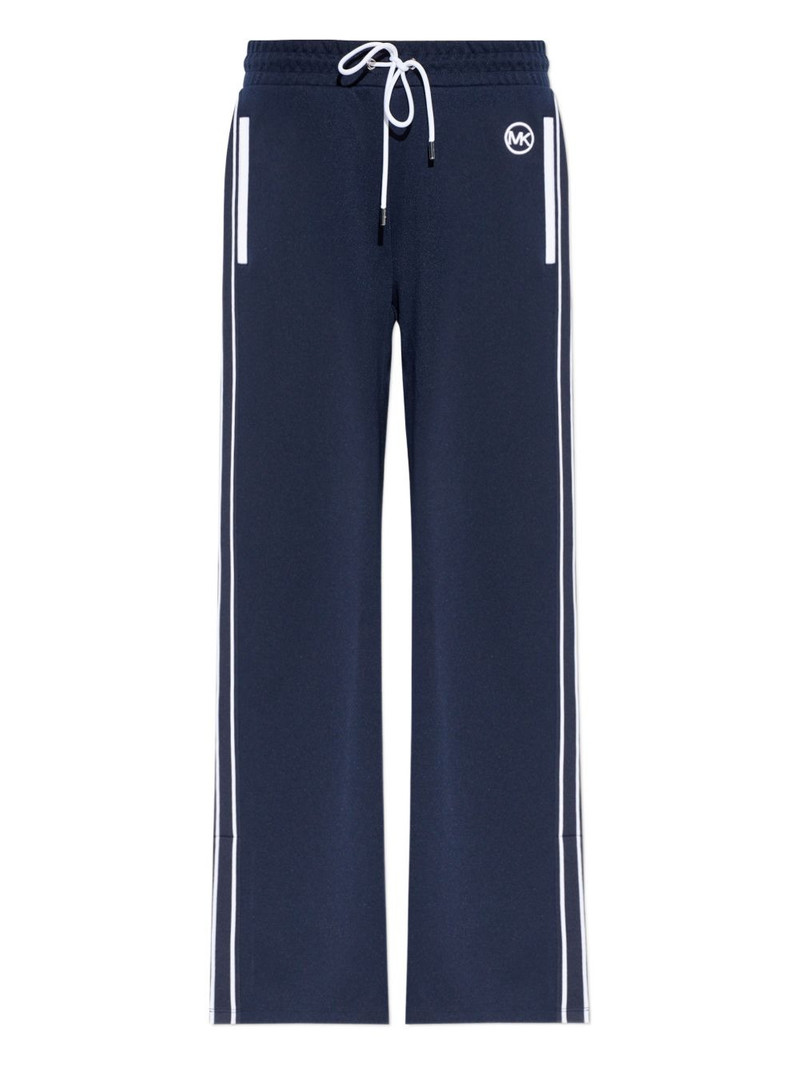logo stripe track pants 1