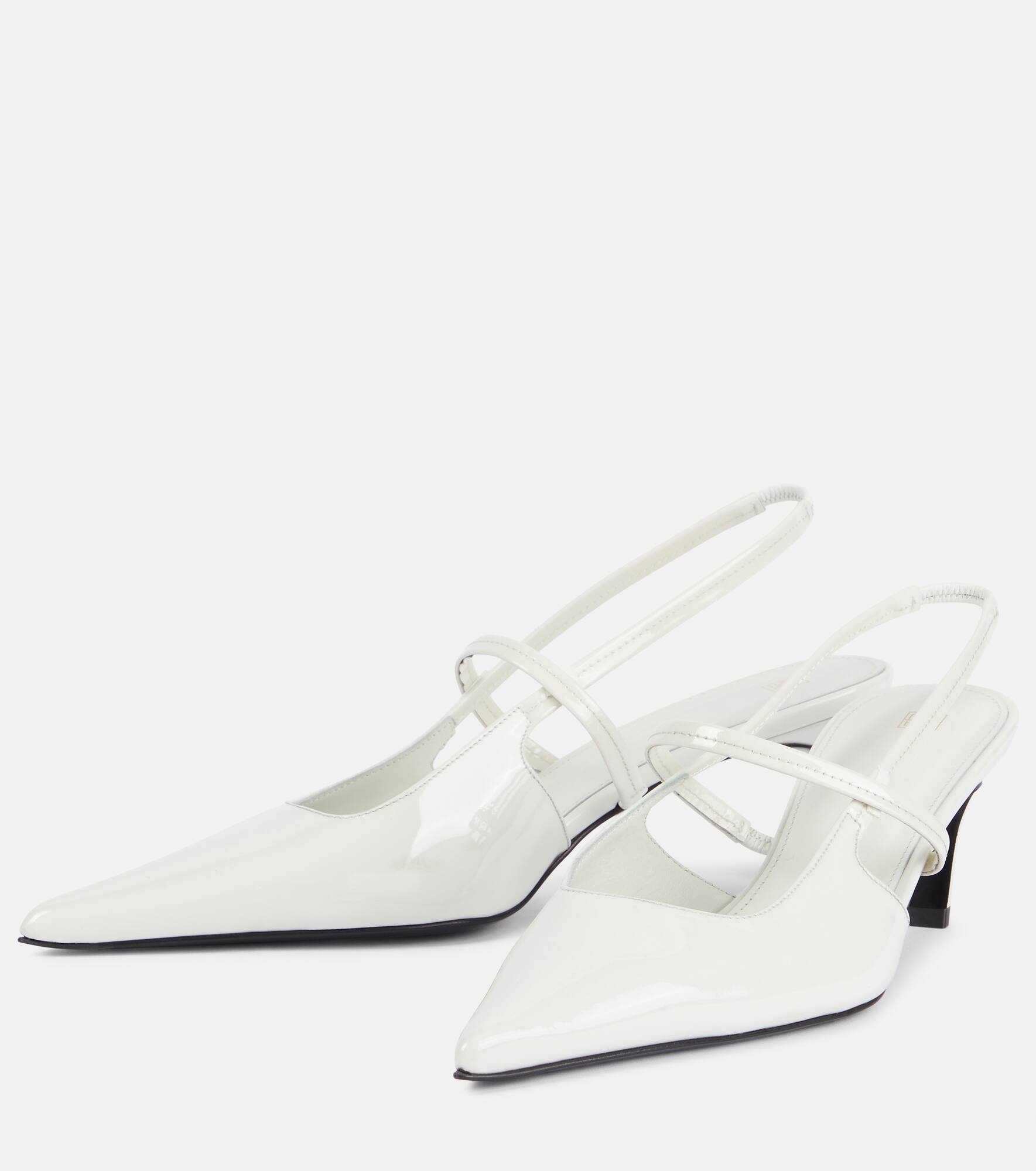 Sharp 50 patent leather slingback pumps - 4