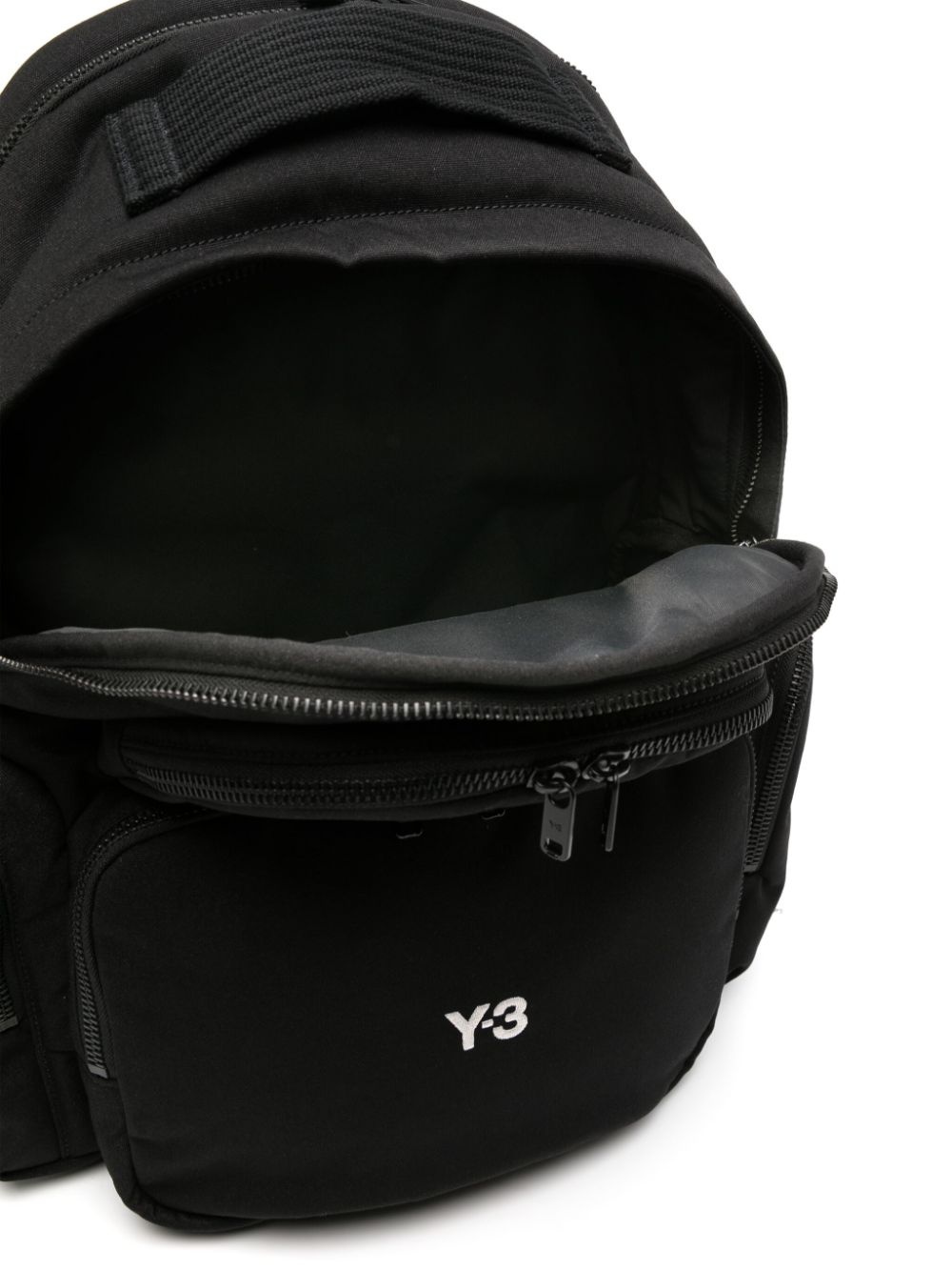 logo-embroidered padded backpack - 5