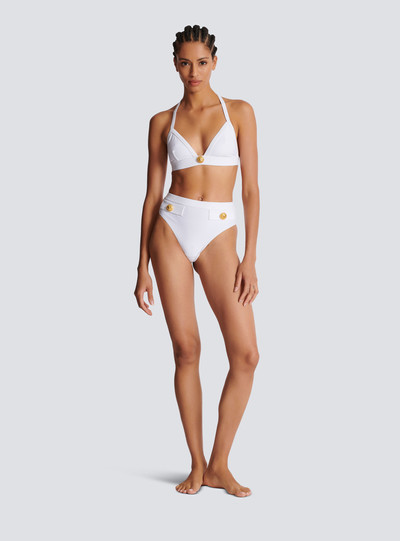 Balmain Two-piece swimming costume with buttons outlook