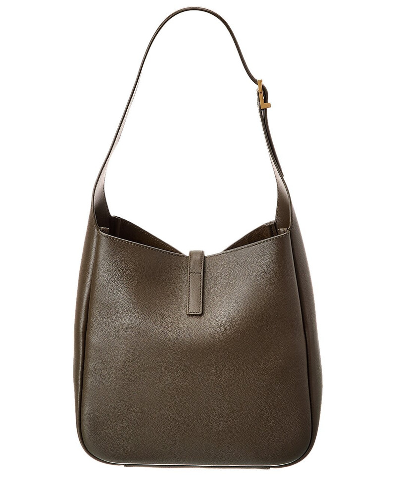 SAINT LAURENT Saint Laurent Le 5 A 7 Small Leather Hobo Bag outlook