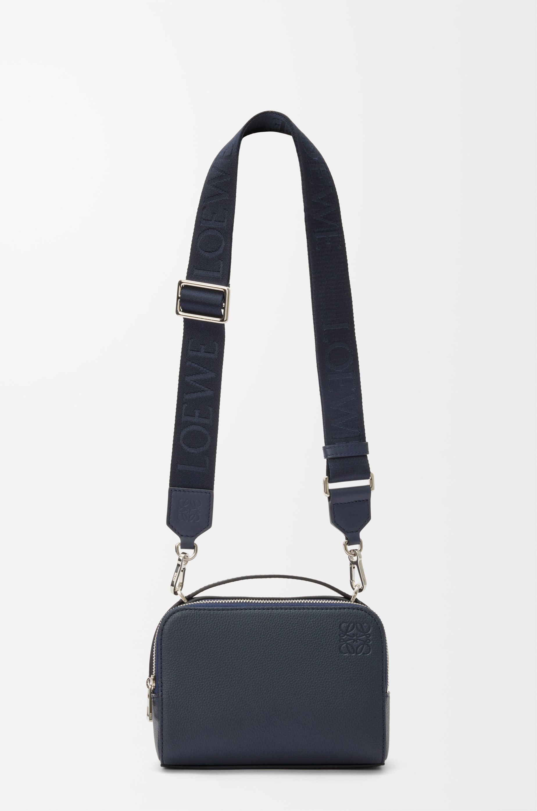 Mini crossbody camera bag in soft grained calfskin - 4
