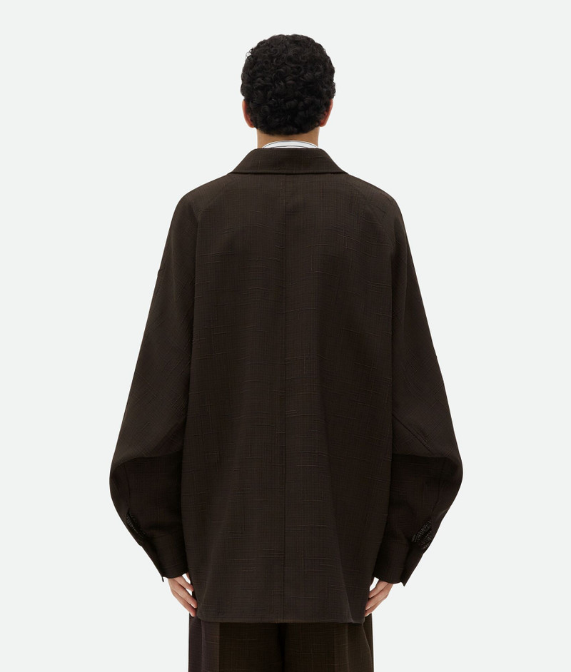 Viscose And Silk Criss-Cross Overshirt 3