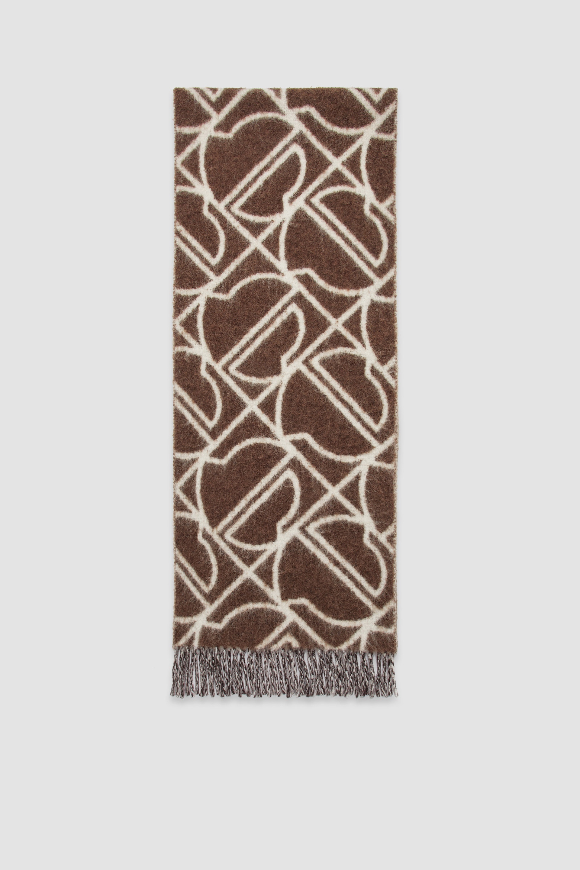 Wool & Alpaca Logo Scarf - 1