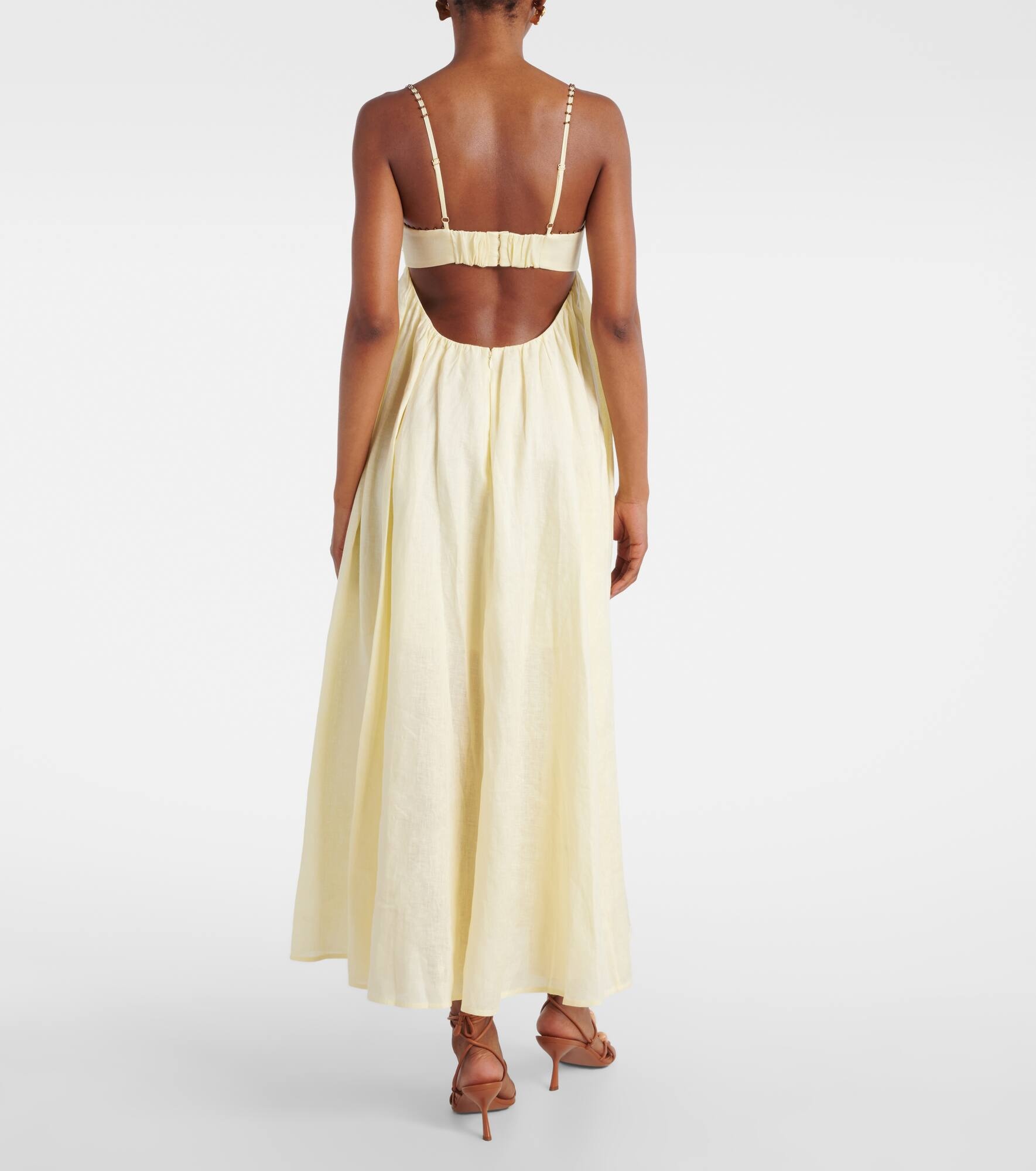Rhiannon linen bustier dress - 3