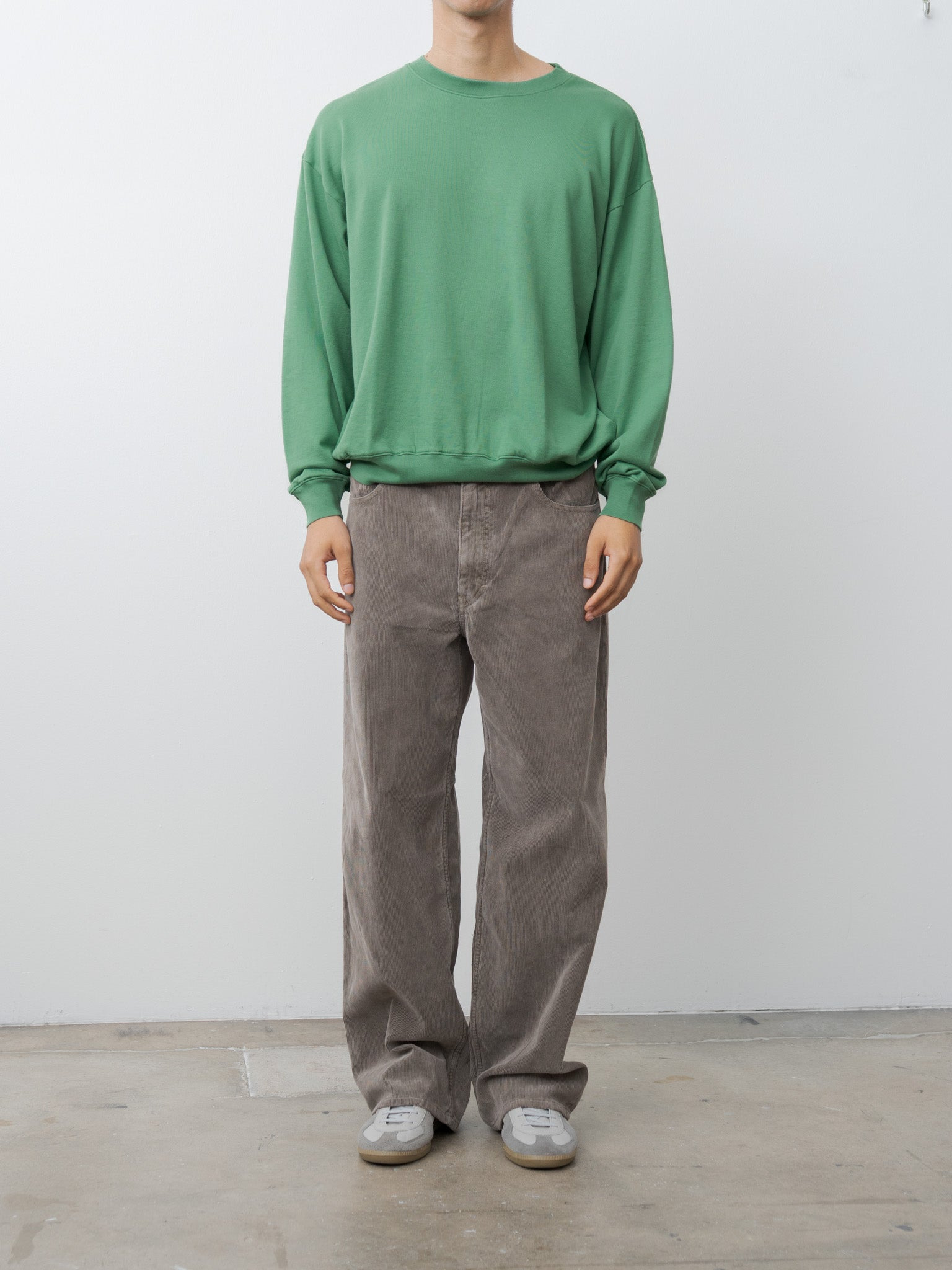 Super High Gauge Sweat P/O - Green - 2