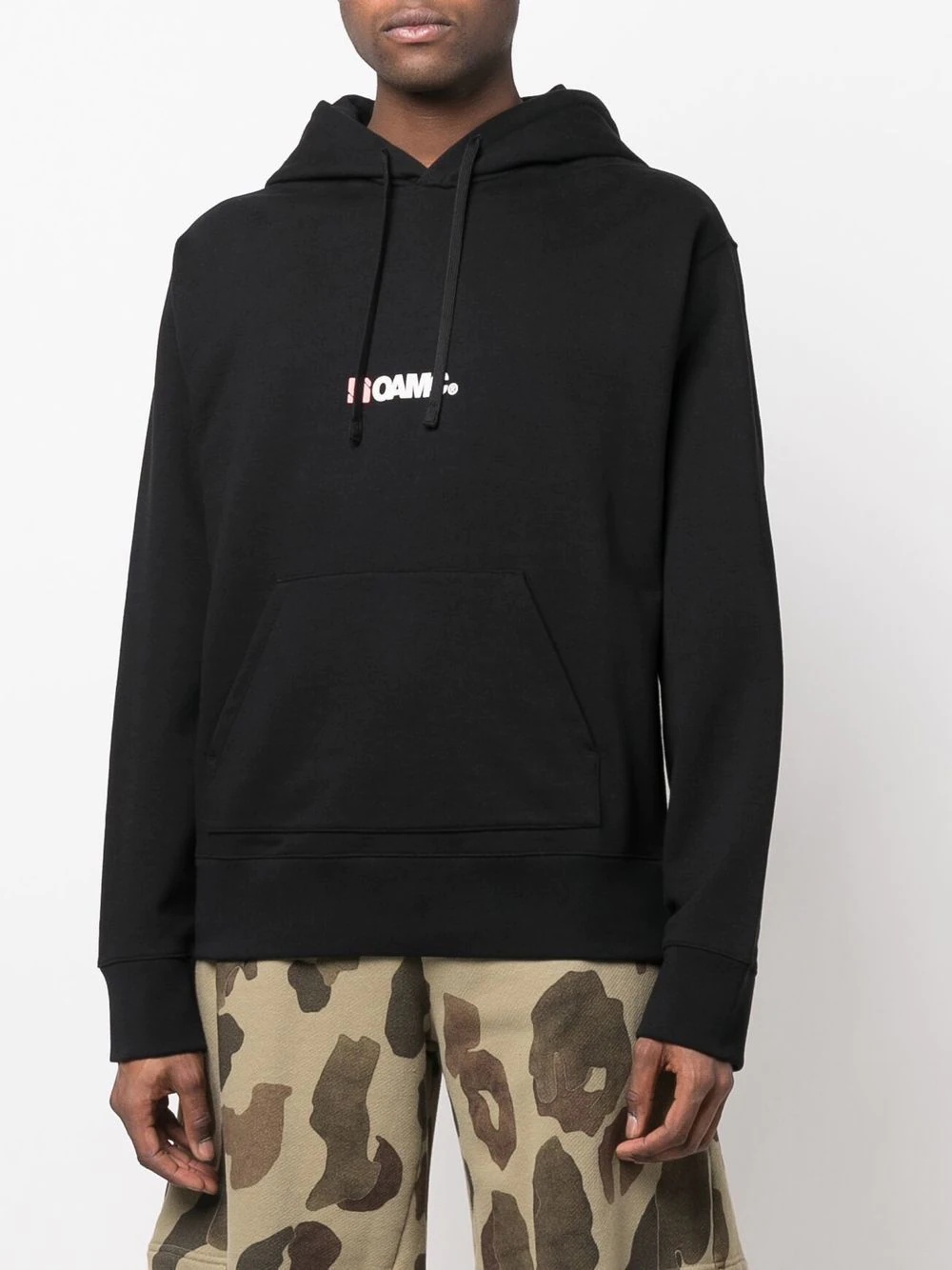 logo-print hoodie - 3