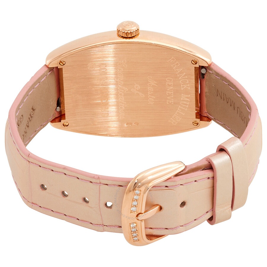Franck Muller Cintree Curvex Quartz Diamond White Dial Ladies Watch 2852QZCOLDRMMOPD1R(5N)-PKSTRAP - 3