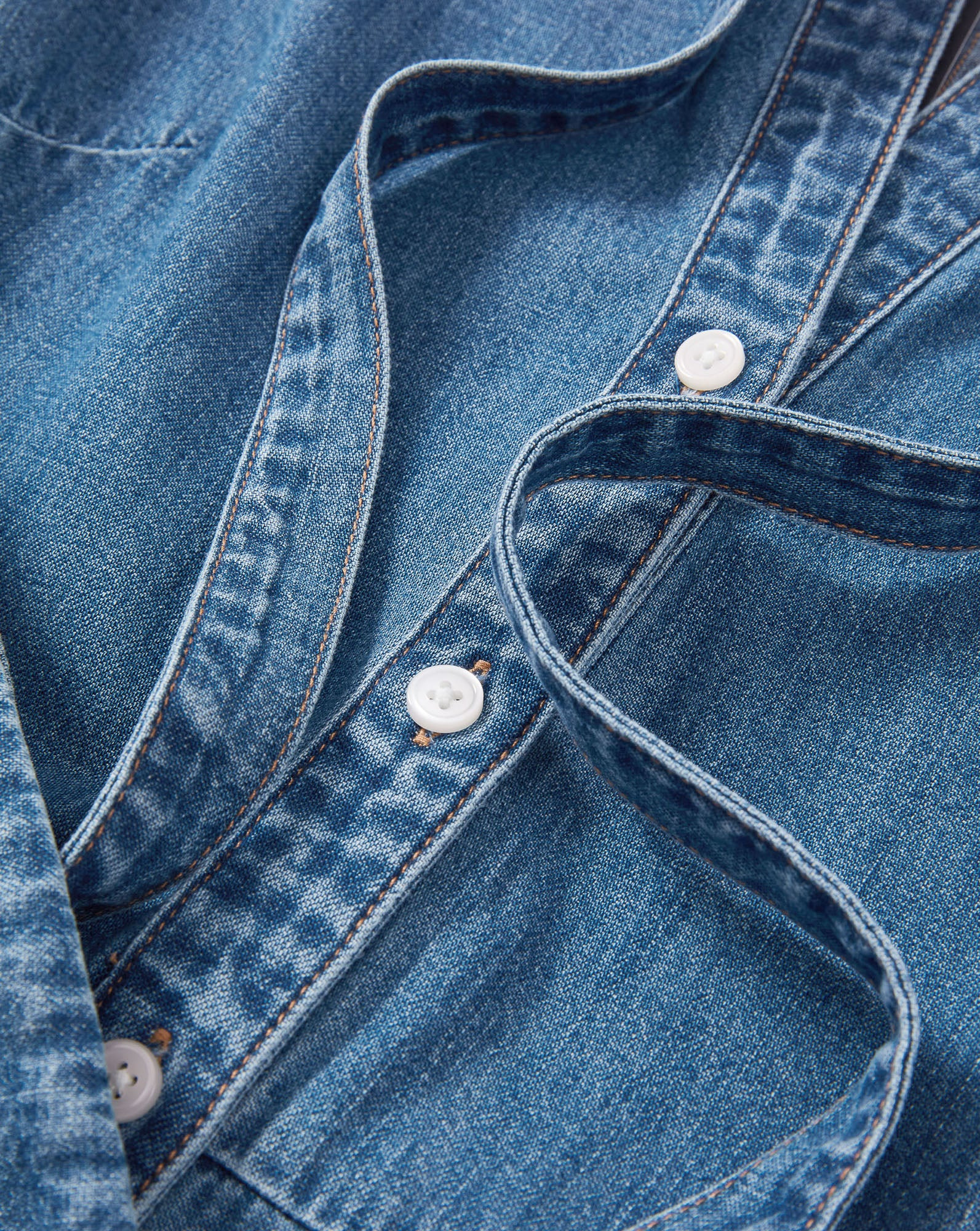 HONORA DENIM MIDI SHIRTDRESS - 4