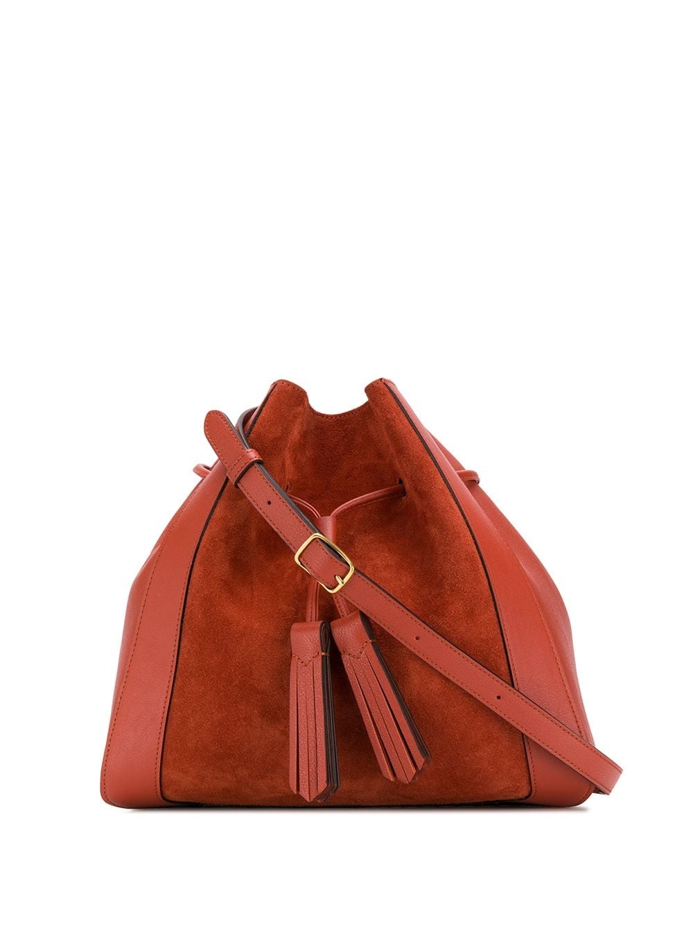 Millie suede tassel tote bag - 1