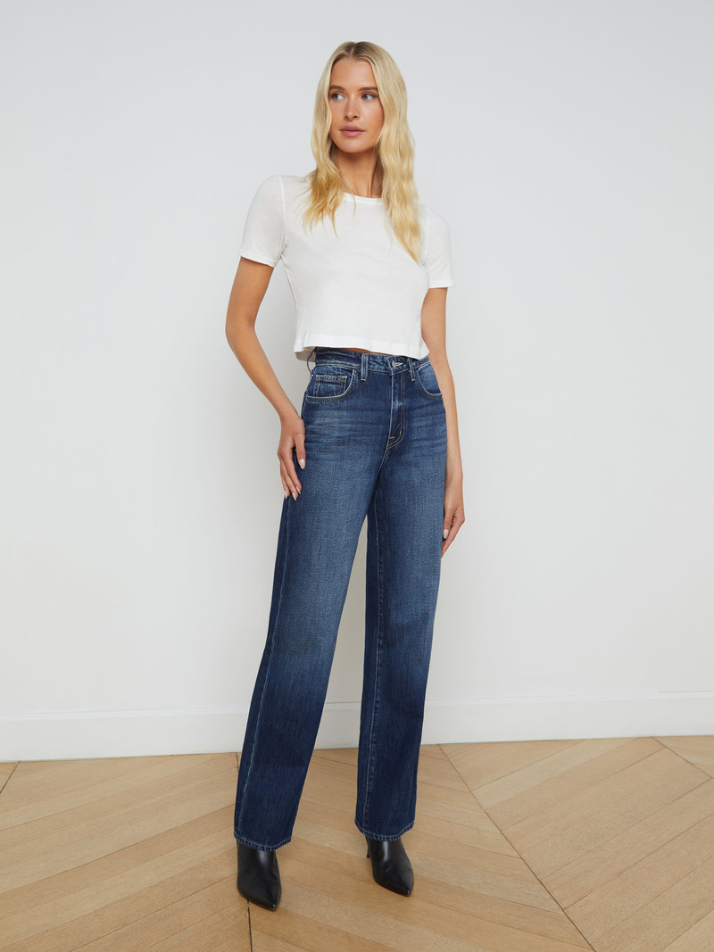 L'AGENCE Jones Stovepipe Jean outlook
