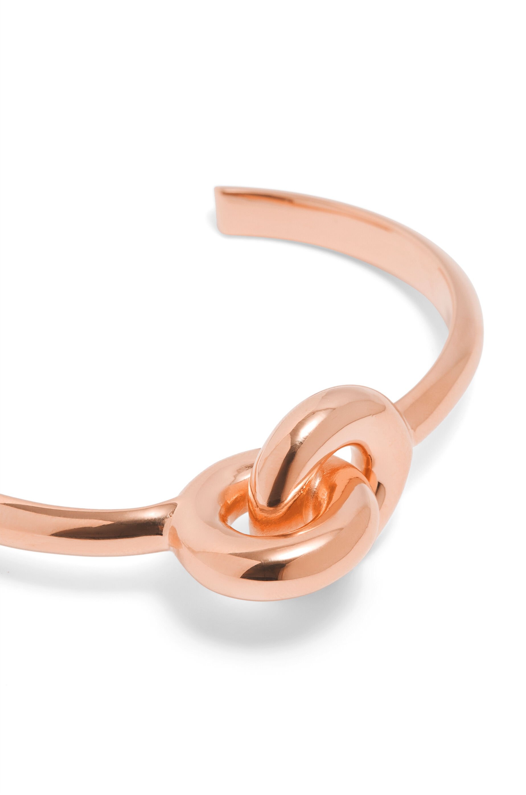 Donut link cuff in sterling silver - 4