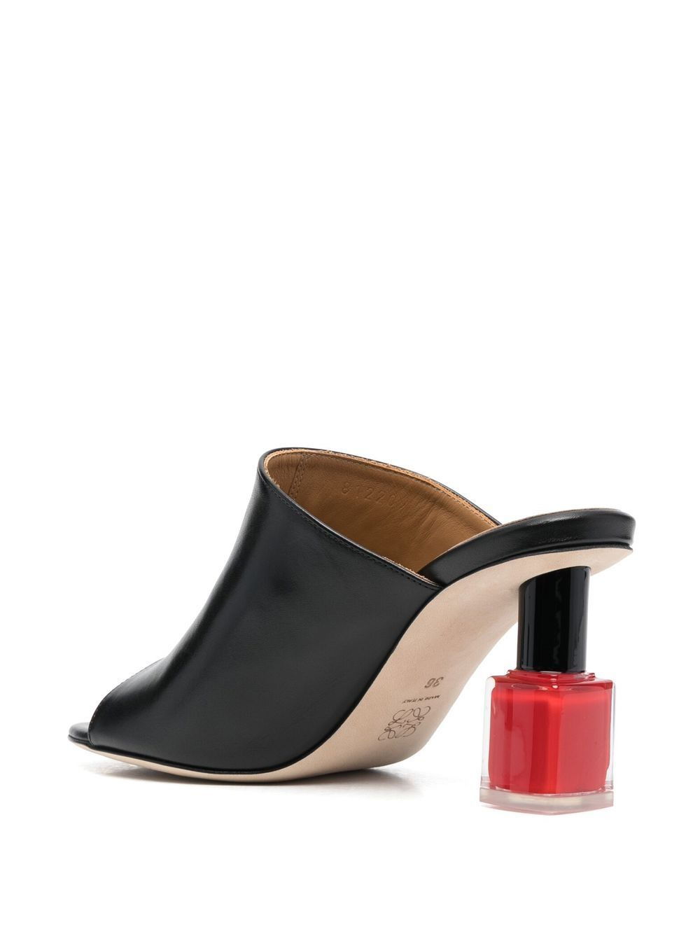90mm leather sandals - 3