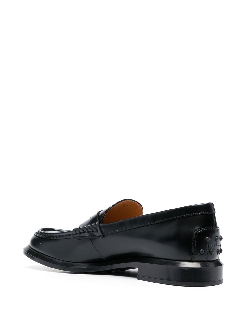 round-toe penny loafers - 3