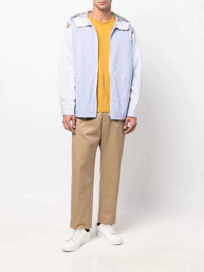 Junya Watanabe MAN stripe-print lightweight jacket outlook