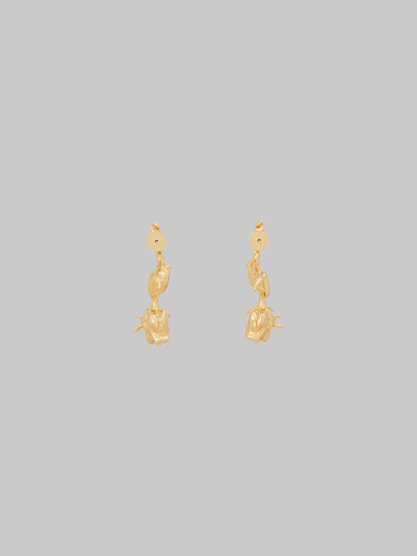 PEARLS FLOWER DELIRIUM DROP EARRINGS - 2