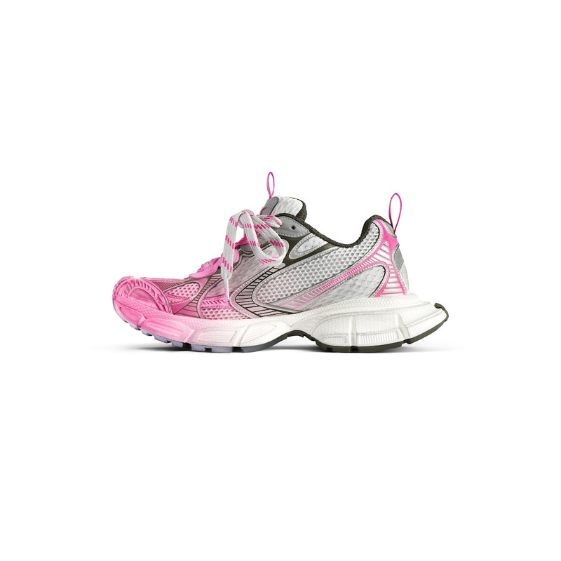 BALENCIAGA Women's 3xl Toe Spray Sneaker in Grey/pink/dark Grey outlook