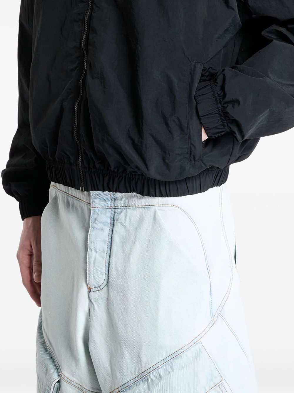 Star-print bomber jacket - 6