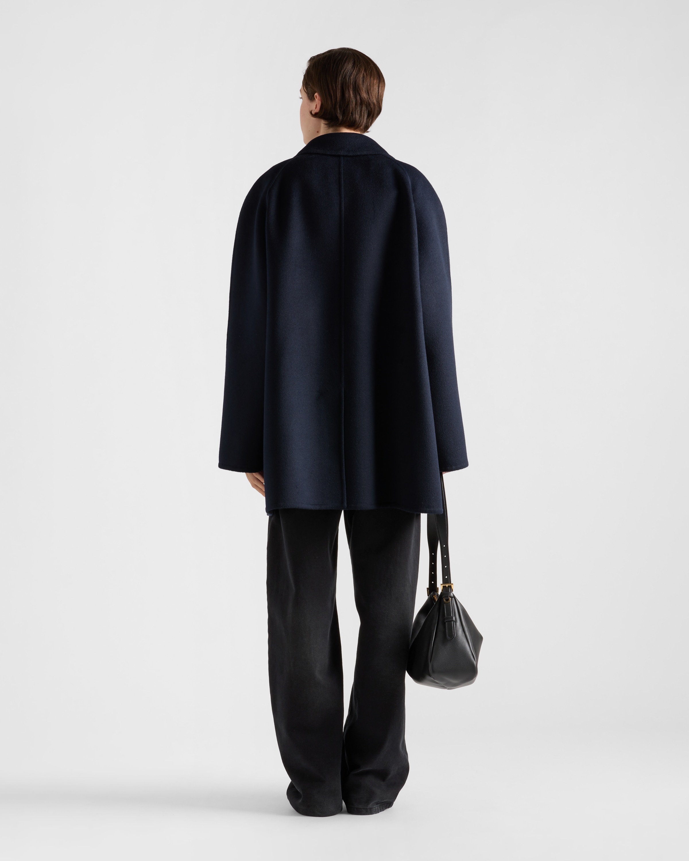 Double-breasted cashgora coat - 5