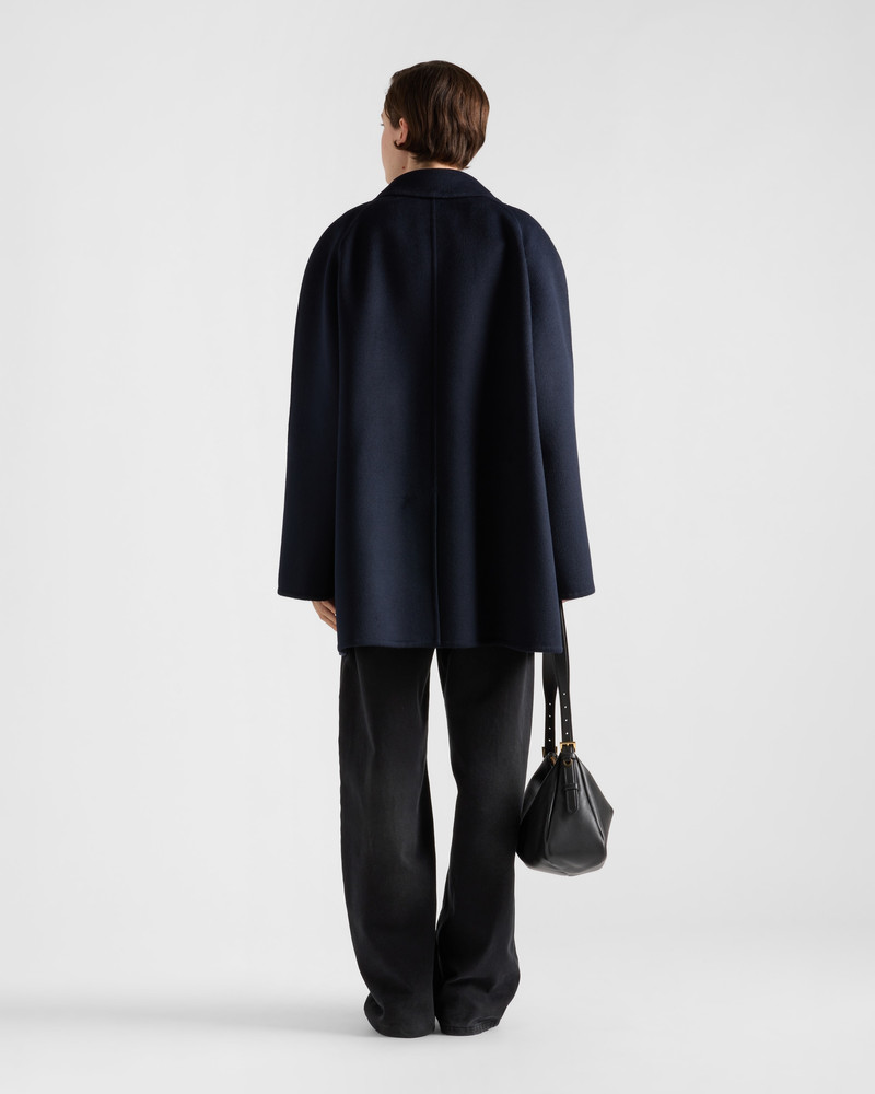 Double-breasted cashgora coat 5