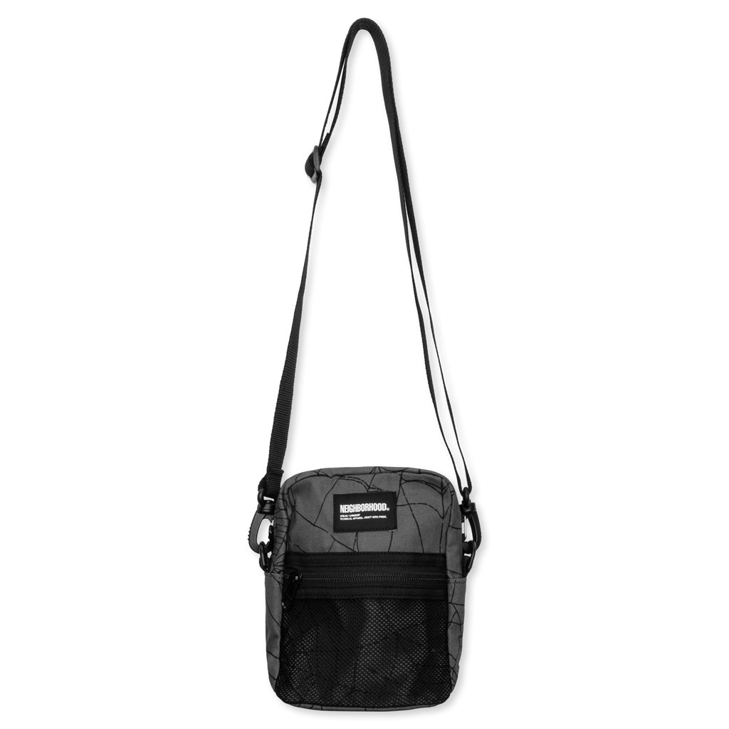 SPIDERWEB SHOULDER BAG - GREY - 1