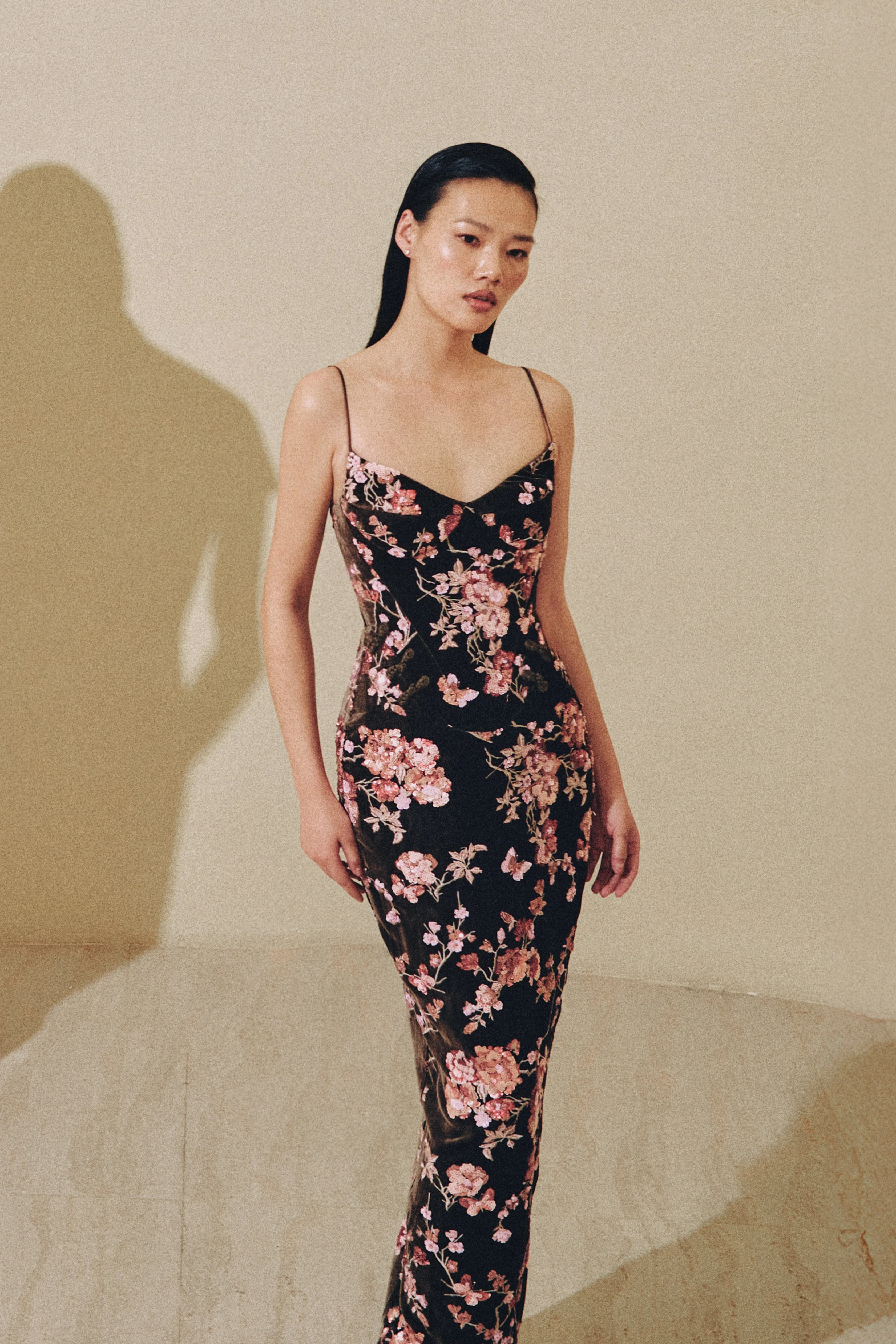 ROSELLA EMBROIDERED GOWN - 1