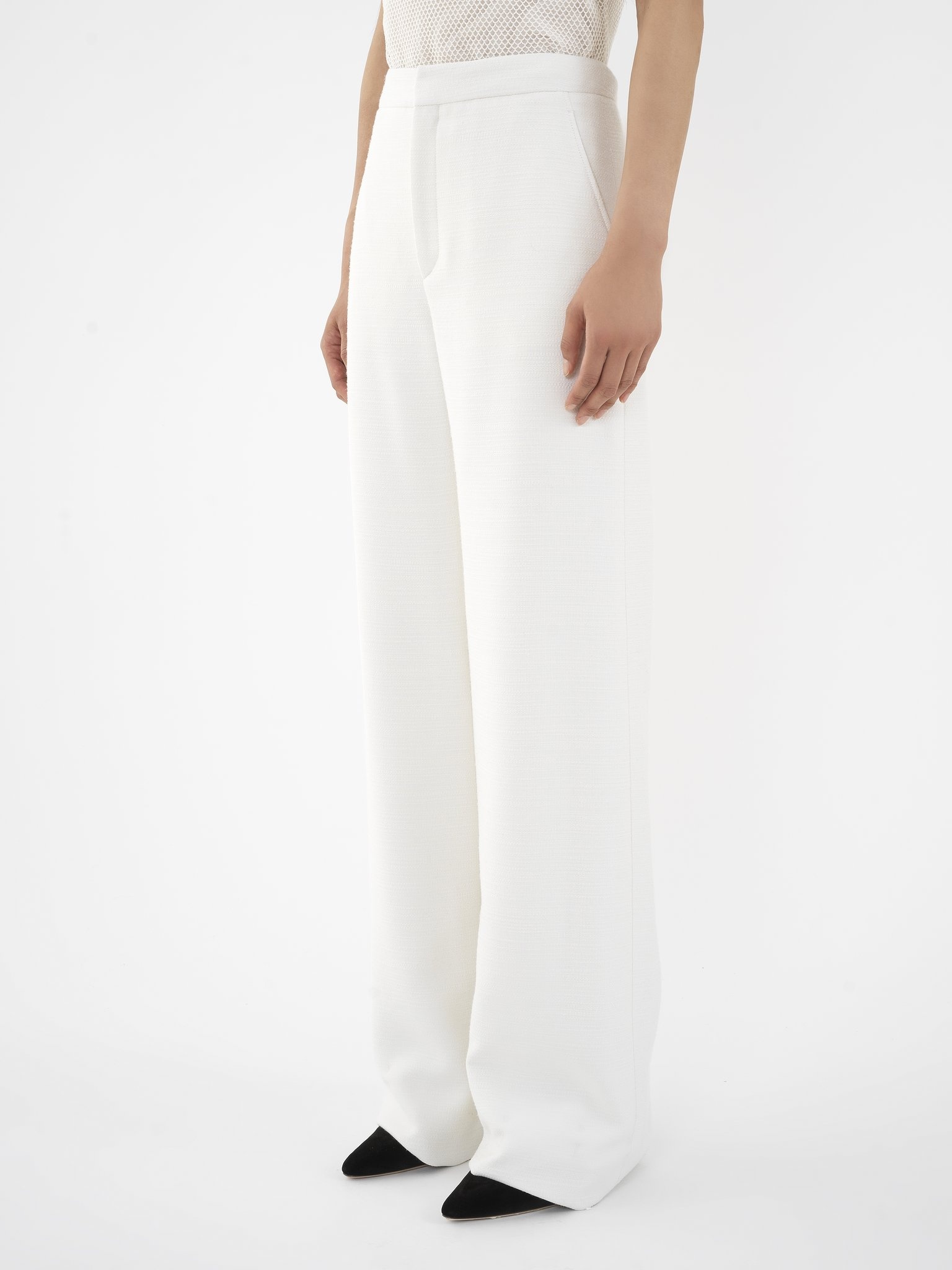 REGULAR-WAIST TAILORED PANTS - 4