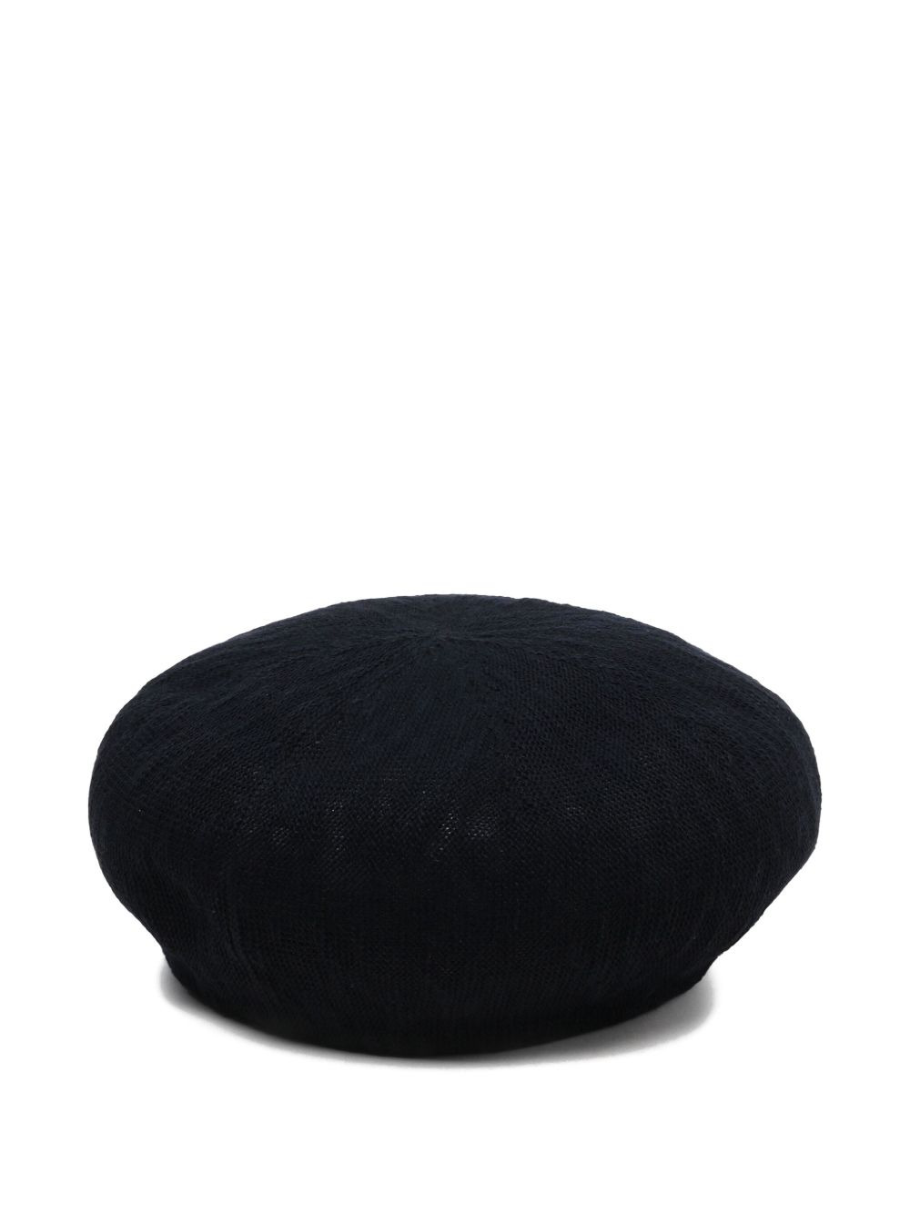 embroidered cotton-blend beret - 2