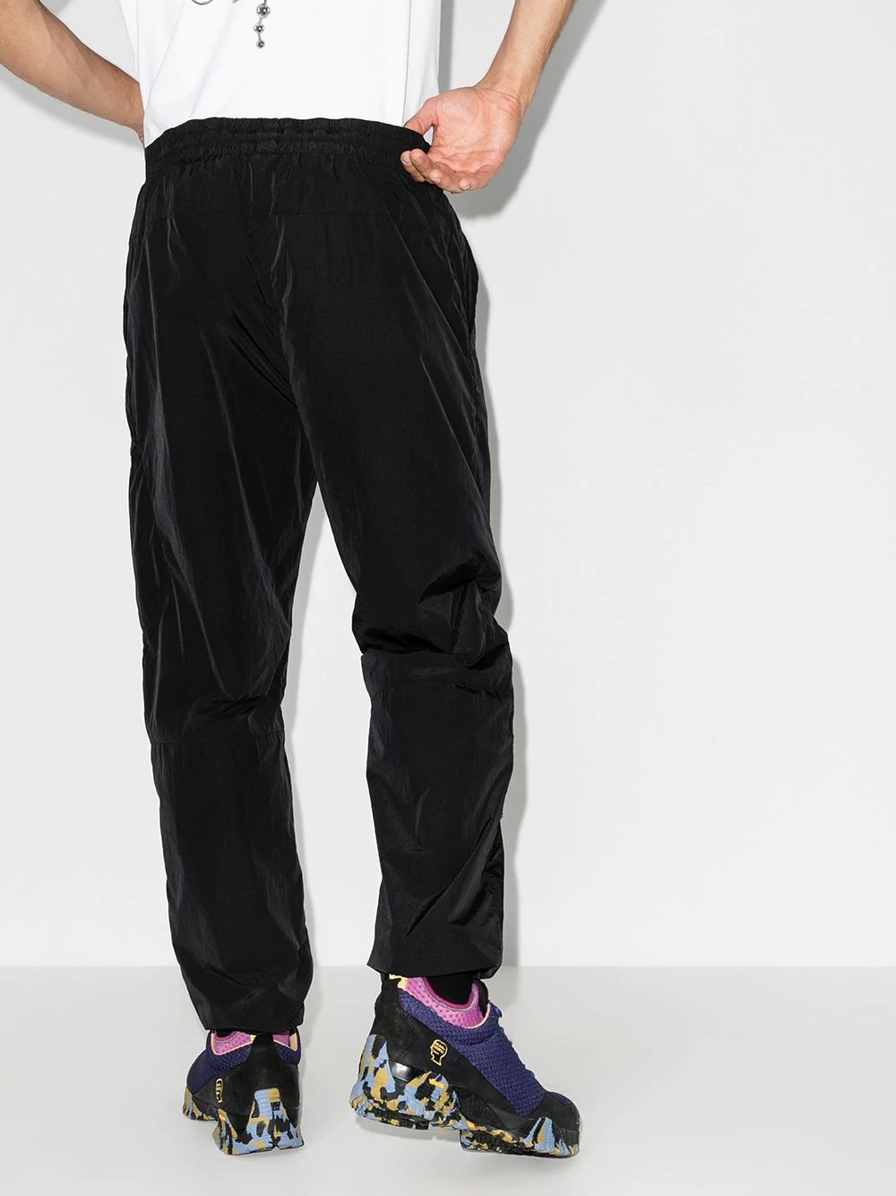 straight-leg shell track pants - 3