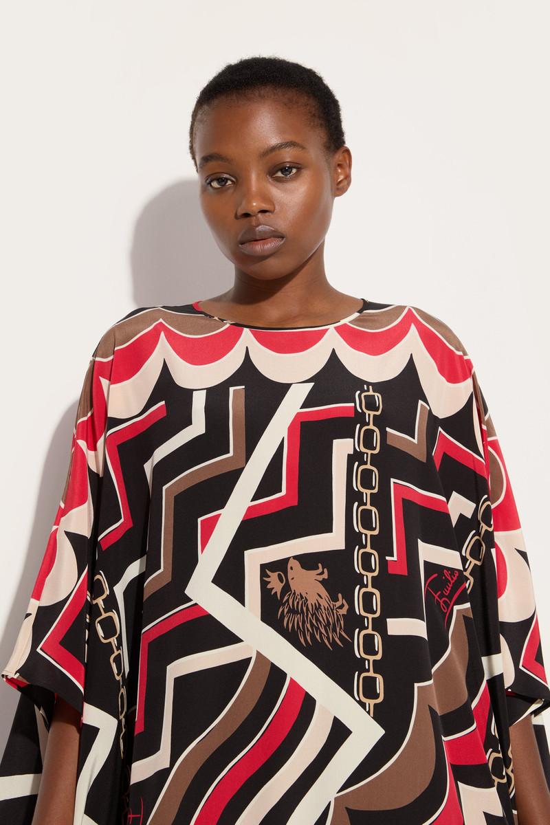 ISTRICE PRINT LONG KAFTAN 5