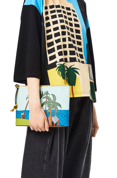 Loewe Easter Island Oblong Pouch in classic calfskin outlook