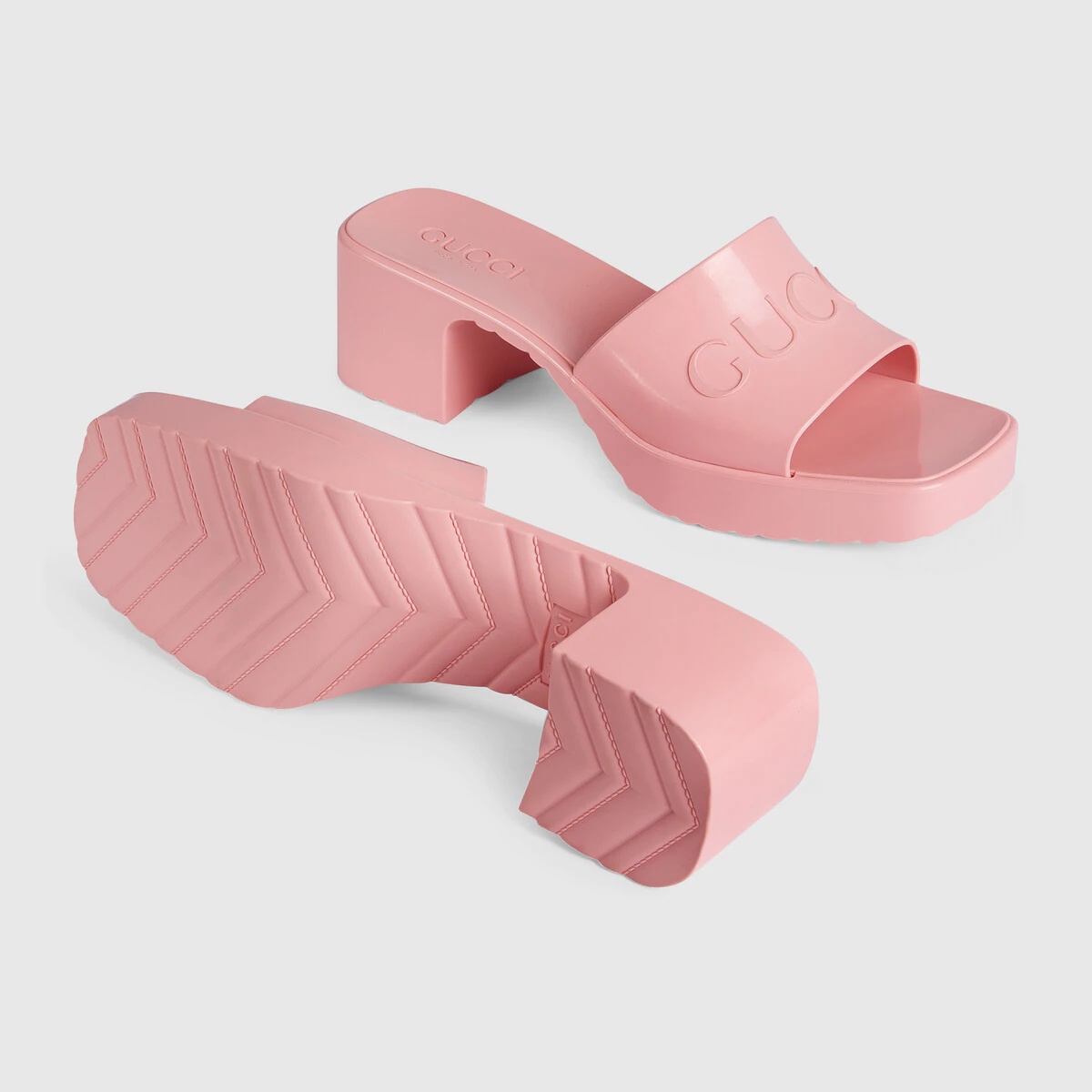 Women's rubber slide sandal - 8