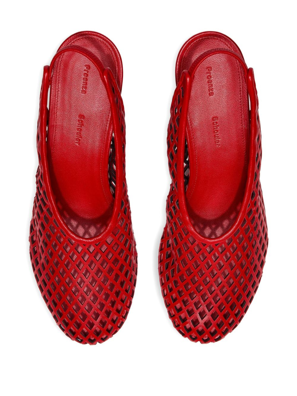 perforated slingback pumps - 3