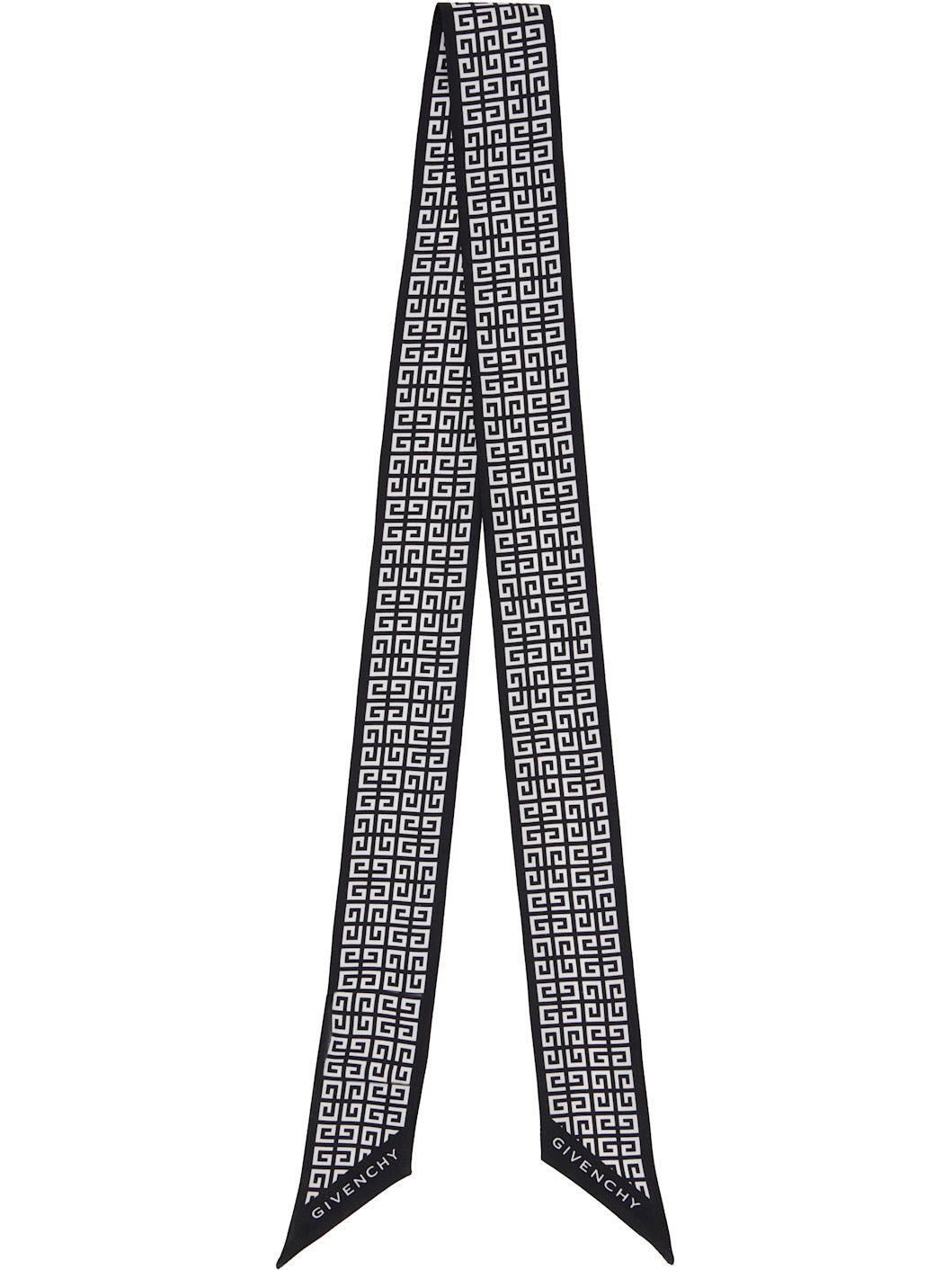 Off-White & Beige 4G Bandeau Silk Scarf - 2