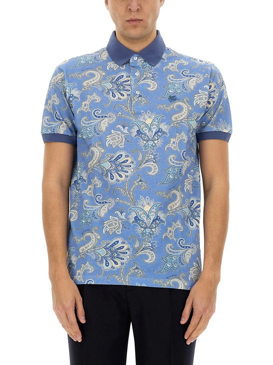 Etro Polo Shirt With Print - 1