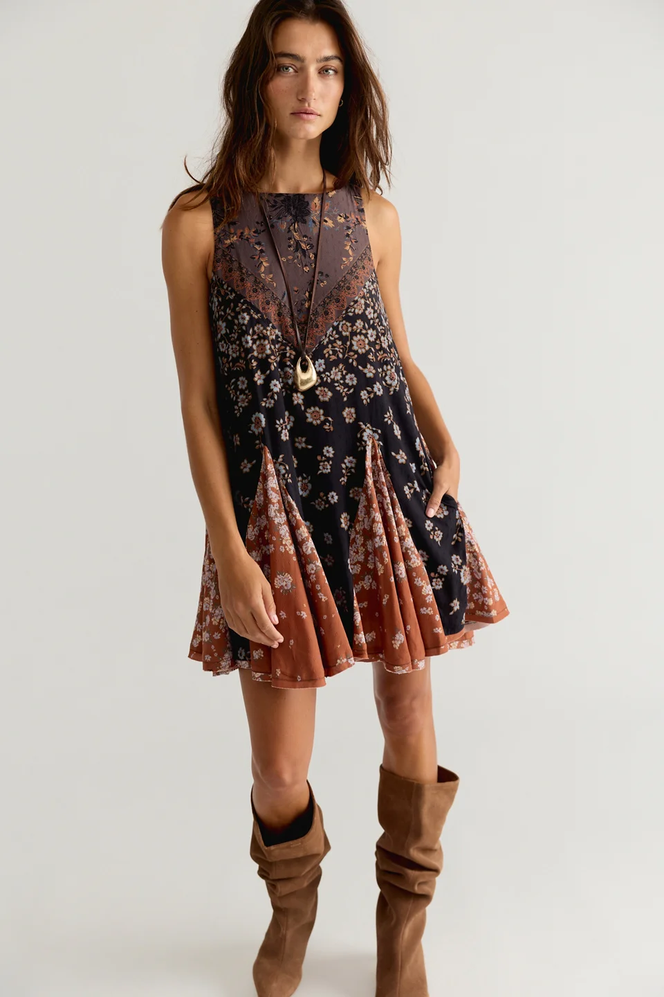 Everlasting Printed Mini Dress - 1