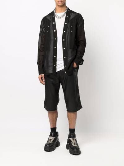 Rick Owens long-sleeve button-fastening shirt outlook