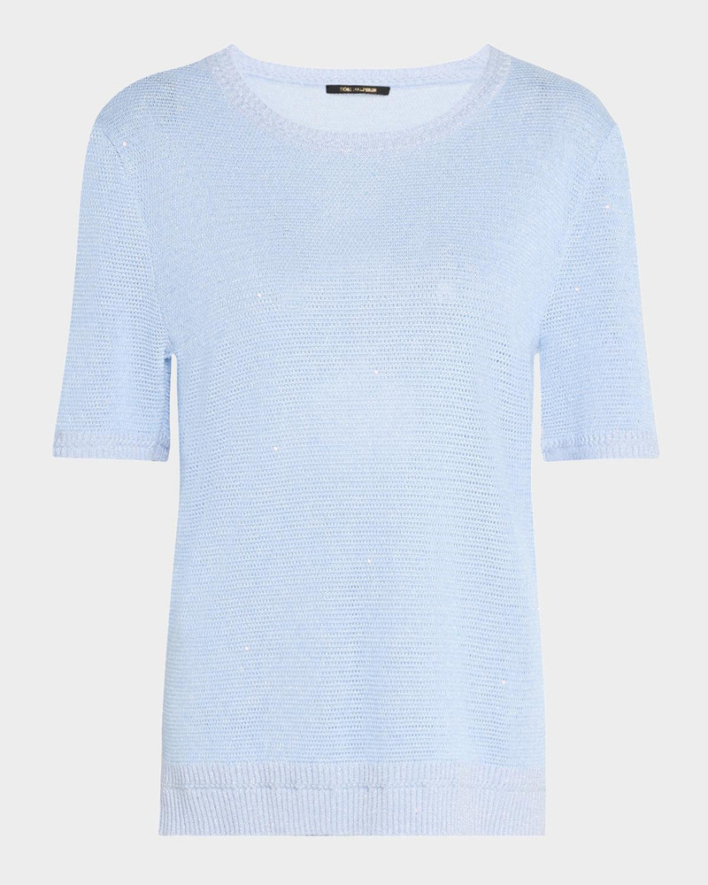 Noa Sequin-Embellished Crewneck Sweater 1