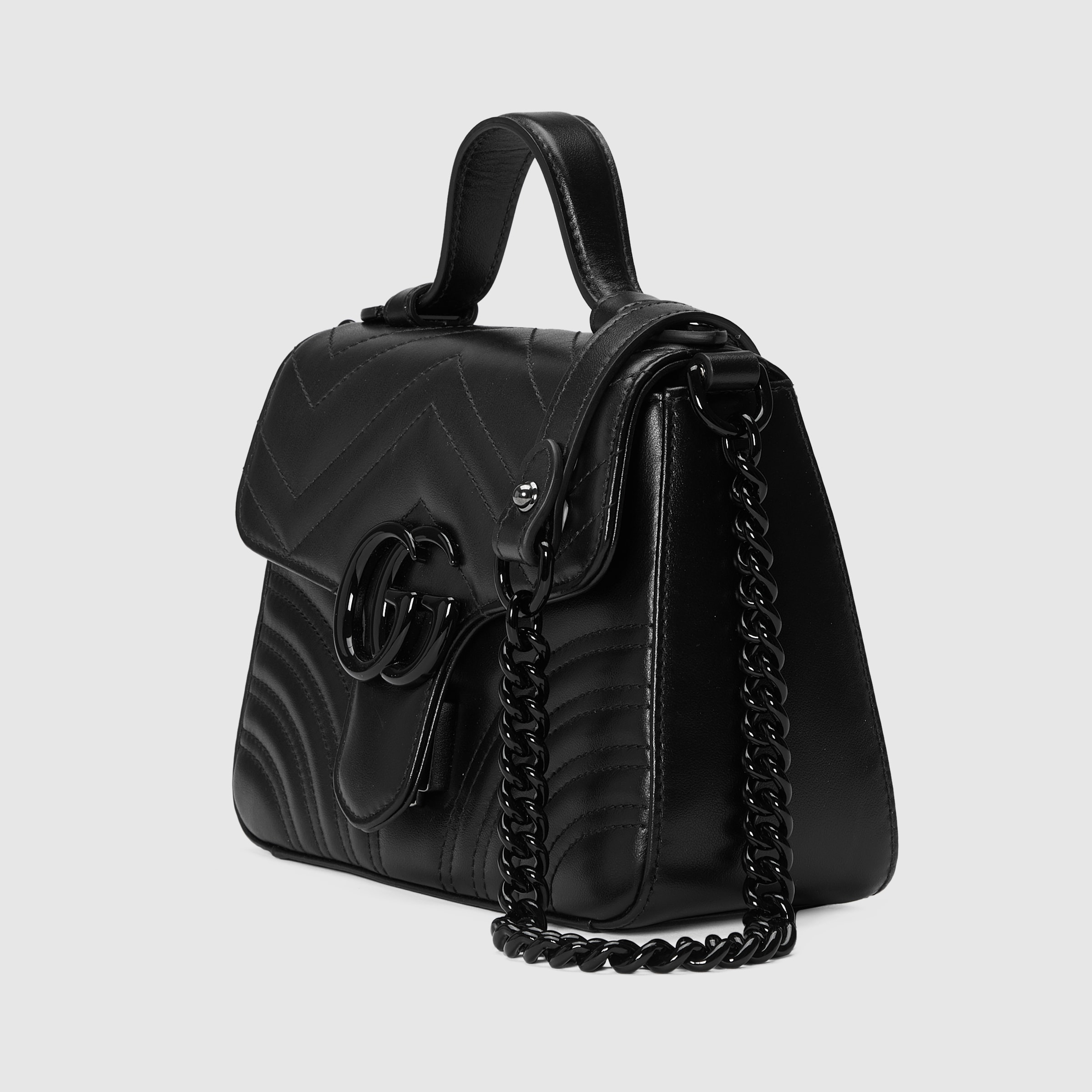 GG Marmont mini top handle bag - 2
