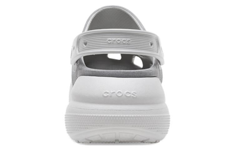 (WMNS) Crocs Crush Reflective Clogs 'Grey White' 209209-1LP - 4