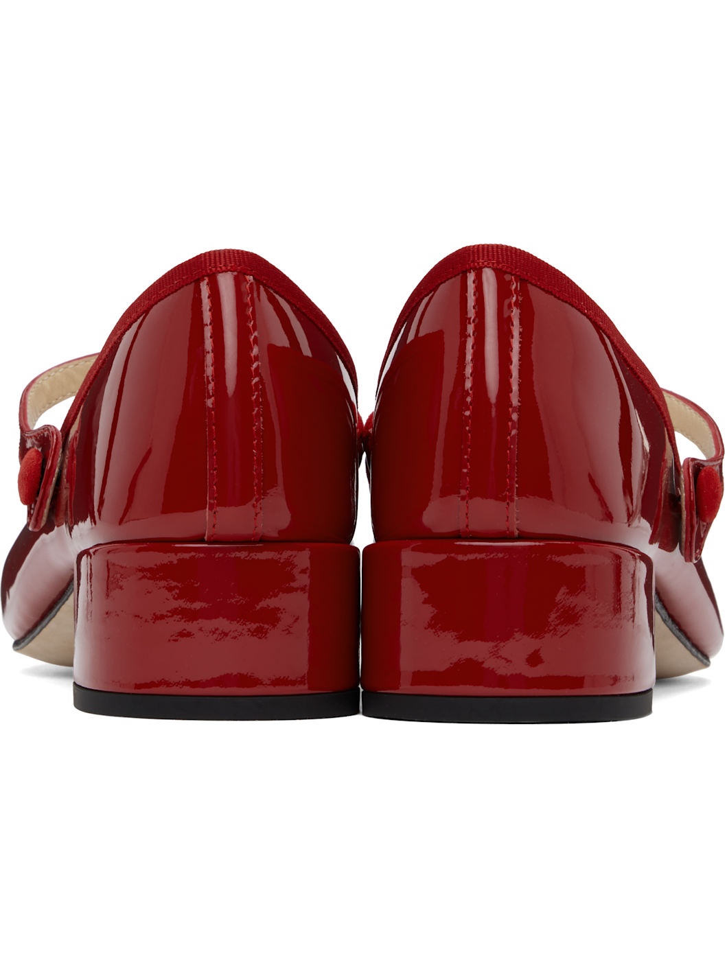 Red Rose Mary Jane Heels - 2