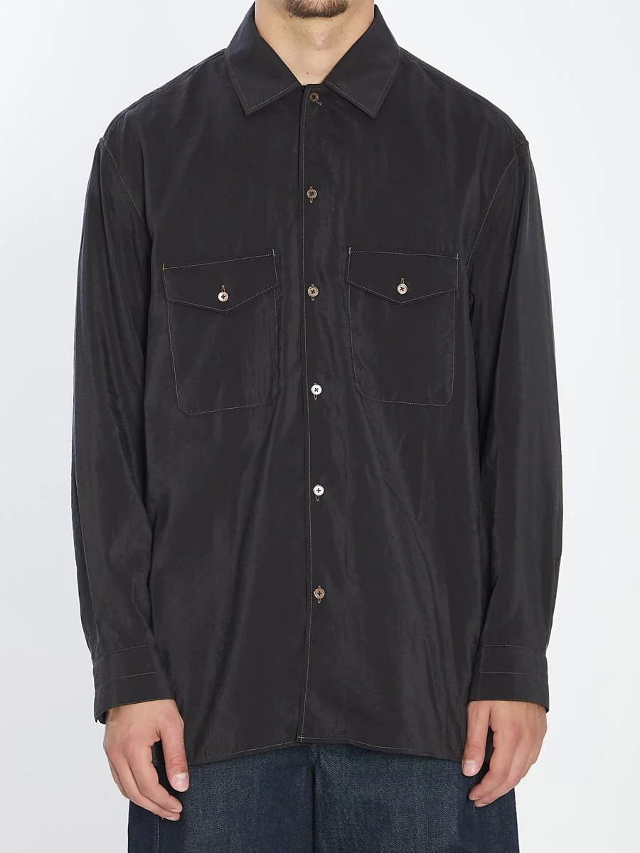 Lemaire Convertible Collar Shirt - 1