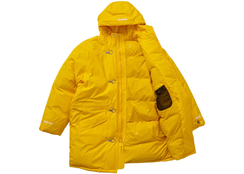 Supreme Supreme GORE-TEX 700-Fill Down Clip Parka Yellow outlook
