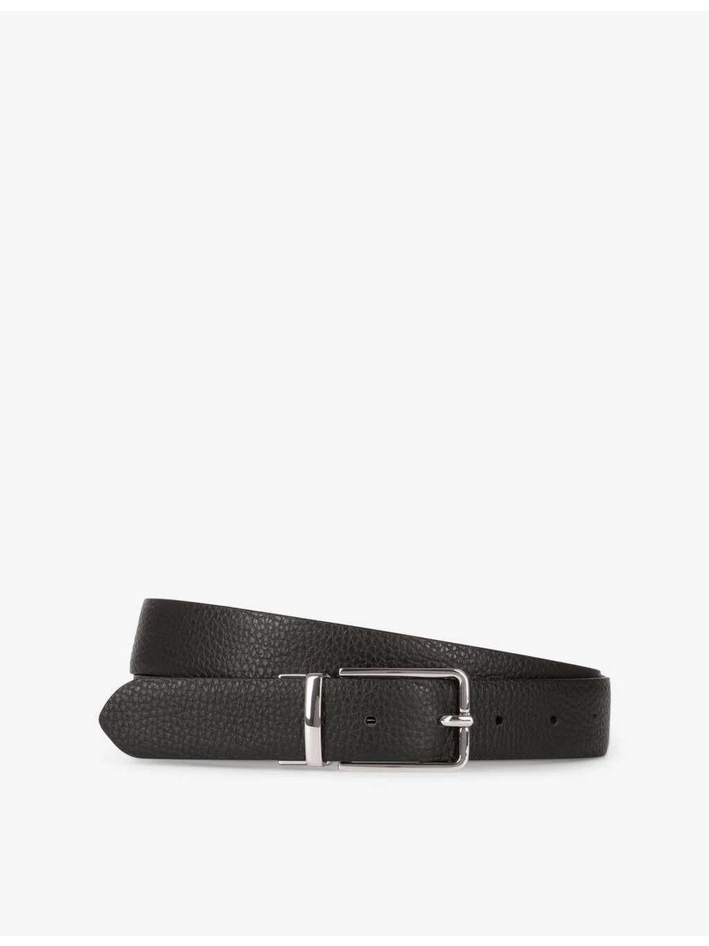 Textured Leather Belt - 1